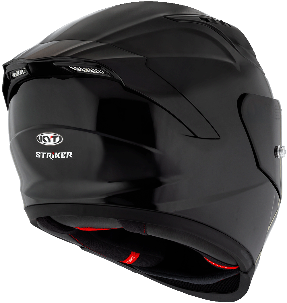 KYT Striker Plain Helmet - Gloss Black