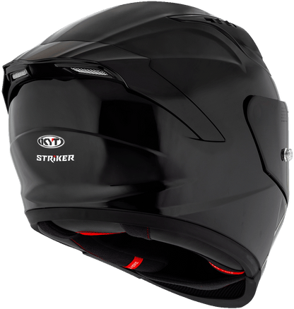 KYT Striker Plain Helmet - Gloss Black