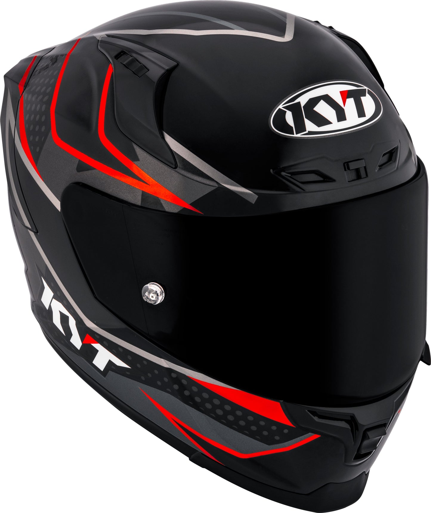 KYT Striker SV Davo Replica Helmet - Red Fluo