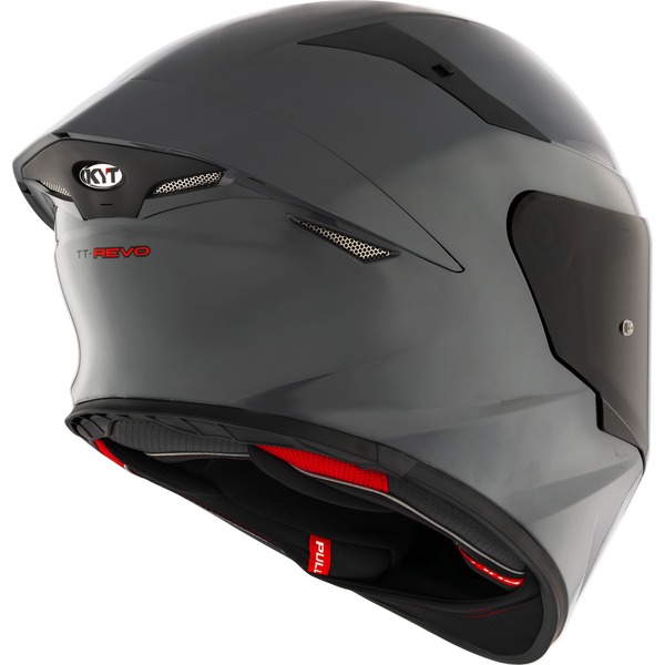 KYT TT-REVO PLAIN GRL HELMET - GREY
