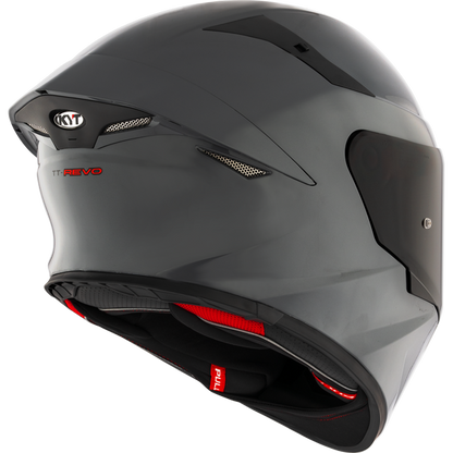 KYT TT-REVO PLAIN GRL HELMET - GREY