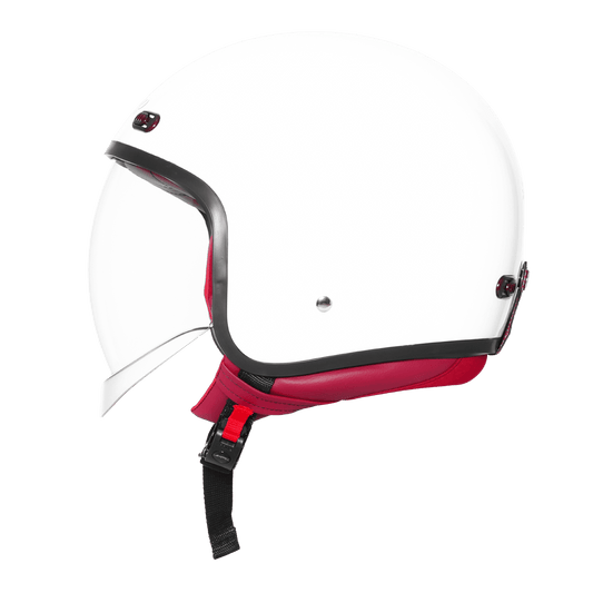 STEELBIRD SBH-67 VINTAGE DOT 5.O HELMET - GLOSSY WHITE
motorizzr