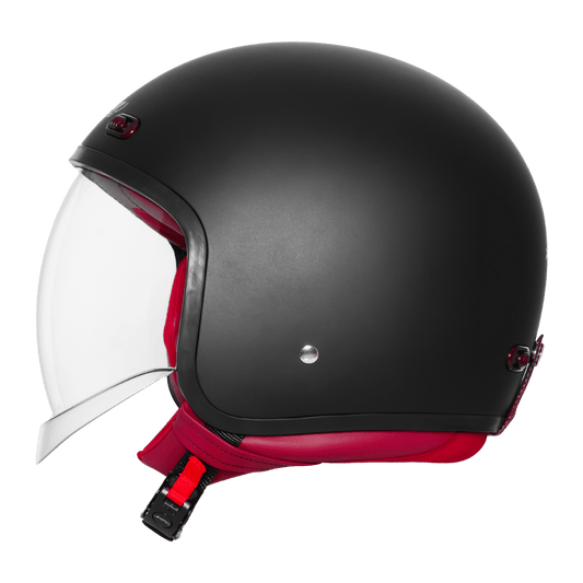 STEELBIRD SBH-67 VINTAGE DOT 5.O HELMET - MATT BLACK