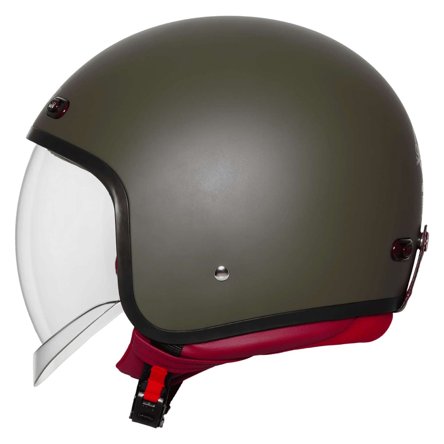 STEELBIRD SBH-67 VINTAGE DOT 5.O HELMET - MATT BATTLE GREEN