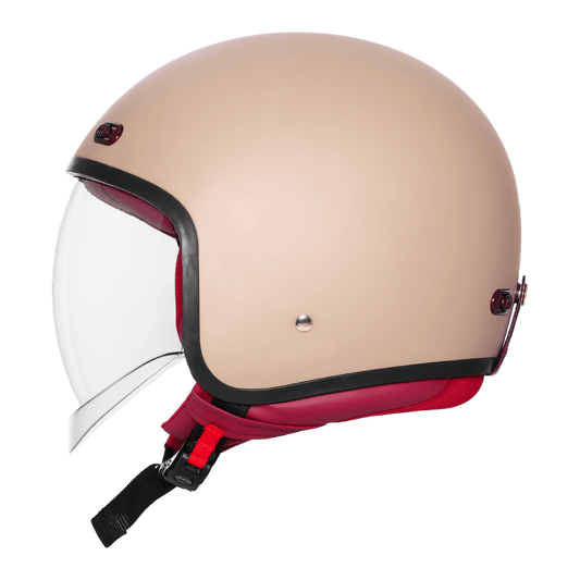 STEELBIRD SBH-67 VINTAGE DOT 5.O HELMET - MATT DESERT STORM