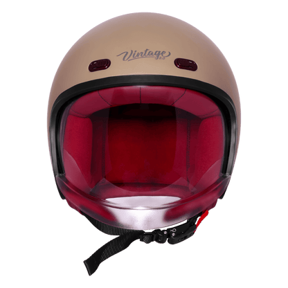STEELBIRD SBH-67 VINTAGE DOT 5.O HELMET - MATT DESERT STORM