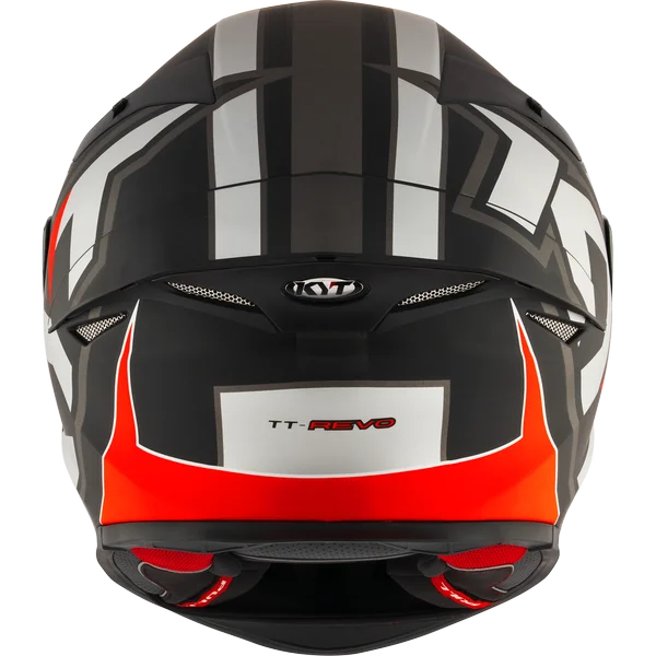 KYT TT-Revo Electron Helmet - Matt Grey Red
