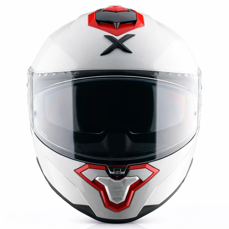 AXOR Brutale Corsa Dual Spoiler Helmet - White Red