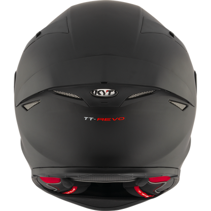KYT TT Revo Plain Helmet - Matt Black