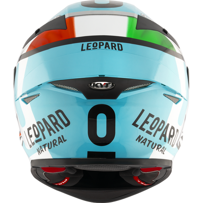 KYT TT-Revo Leopard Replica Tricolore Helmet