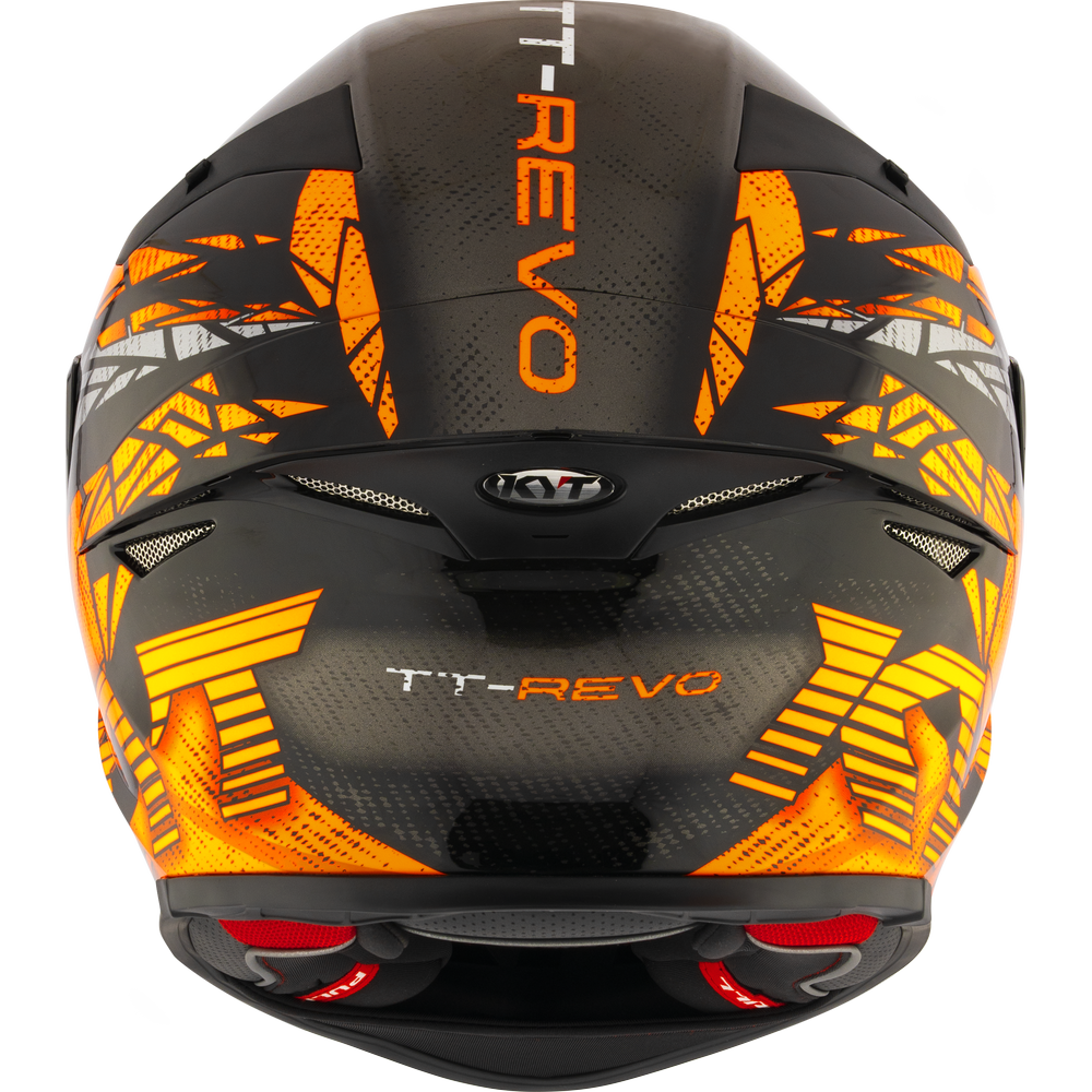 KYT TT-Revo Combustion Helmet - Orange