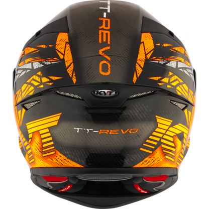 KYT TT-Revo Combustion Helmet - Orange