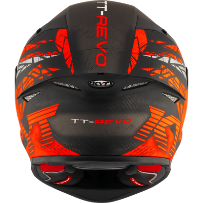 KYT TT-Revo Combustion Helmet - Matt Red