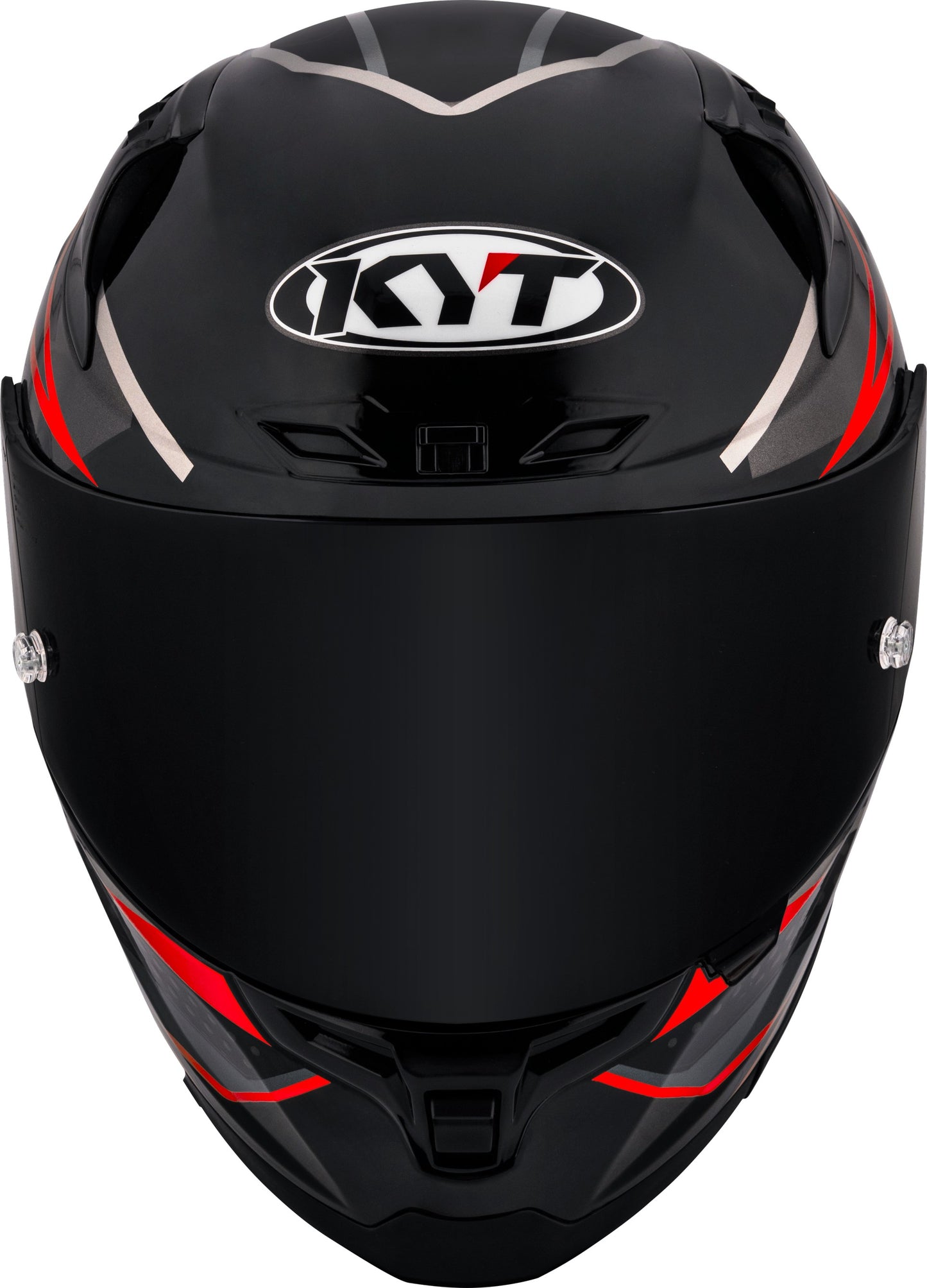 KYT Striker SV Davo Replica Helmet - Red Fluo