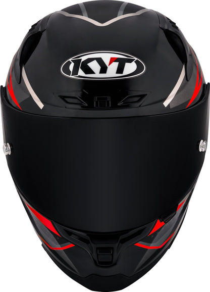 KYT Striker SV Davo Replica Helmet - Red Fluo