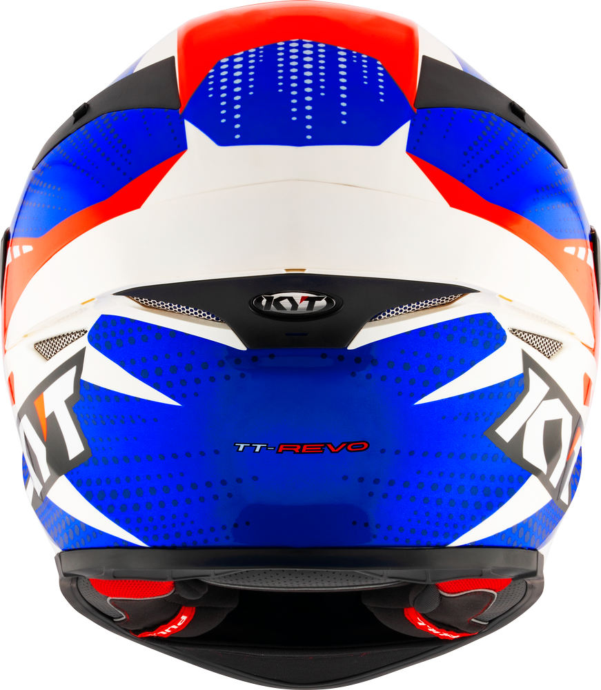 KYT TT-Revo Gear Helmet - Blue Red