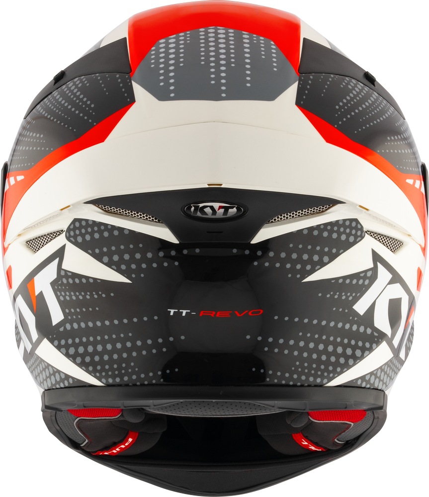 KYT TT-Revo Gear Helmet - Black Red
