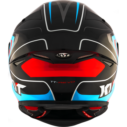 KYT TT-Revo Overtech Helmet - Black Fuxia