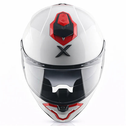 AXOR Brutale Corsa Dual Spoiler Helmet - White Red