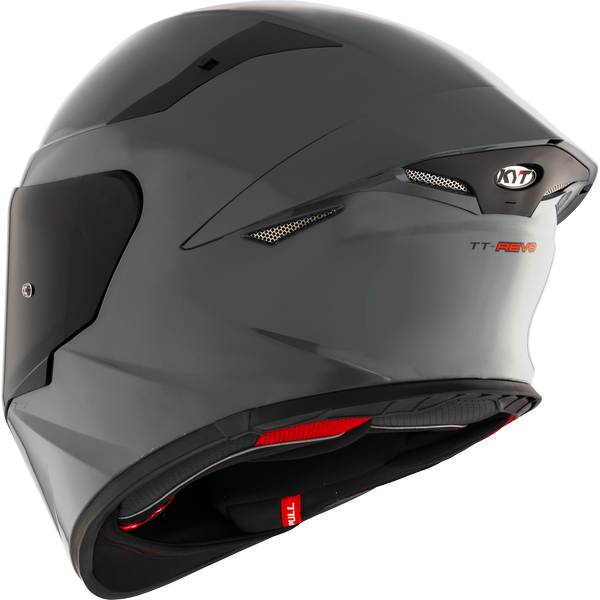 KYT TT-REVO PLAIN GRL HELMET - GREY