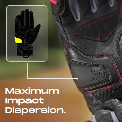 KORDA ADVENTURE RIDING GLOVES - BLACK