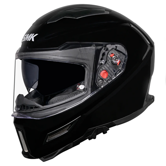 SMK Agnar Solid Helmet - GL 200 Black