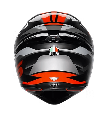AGV K1 S Helmet Fastlap - Black Grey Red