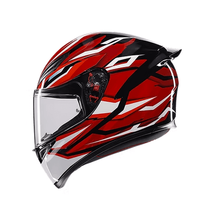 AGV K1 S Helmet Lion - Black Red White