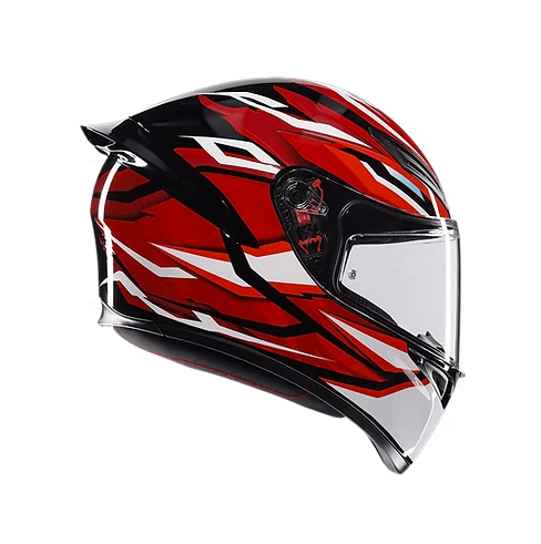 AGV K1 S Helmet Lion - Black Red White