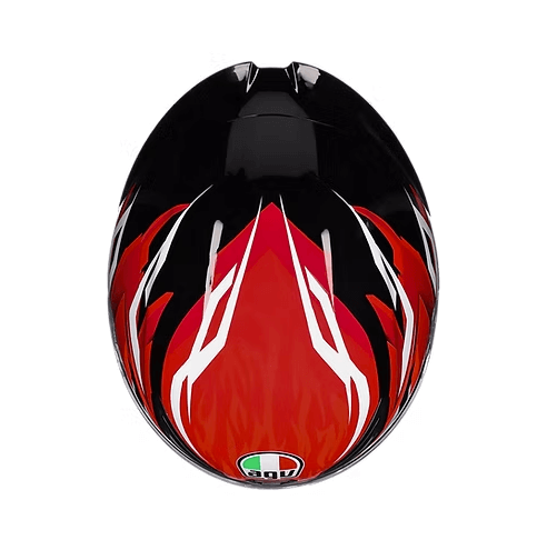 AGV K1 S Helmet Lion - Black Red White