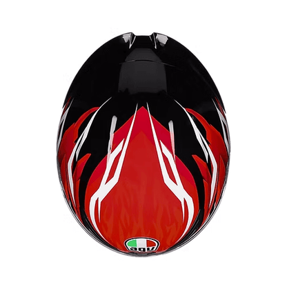 AGV K1 S Helmet Lion - Black Red White