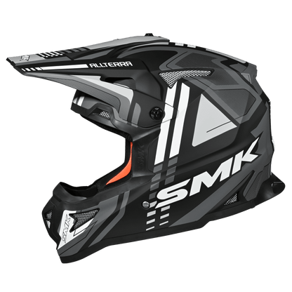 SMK Allterra X-Sprint Helmet - MA 261 Matt Black Grey White