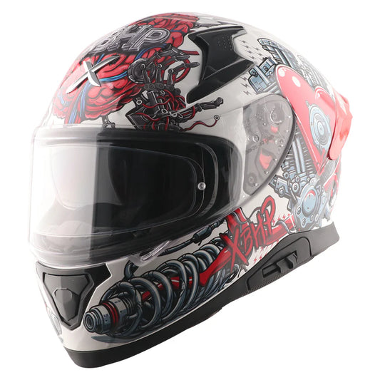 Axor XBHP Bionic Helmet - White Red