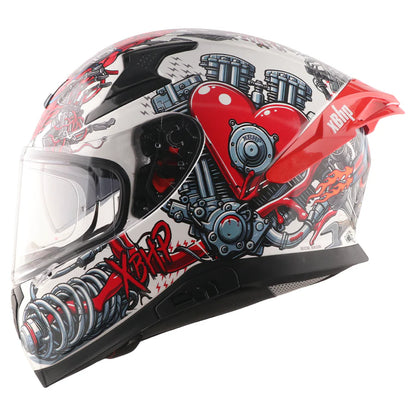 Axor XBHP Bionic Helmet - White Red