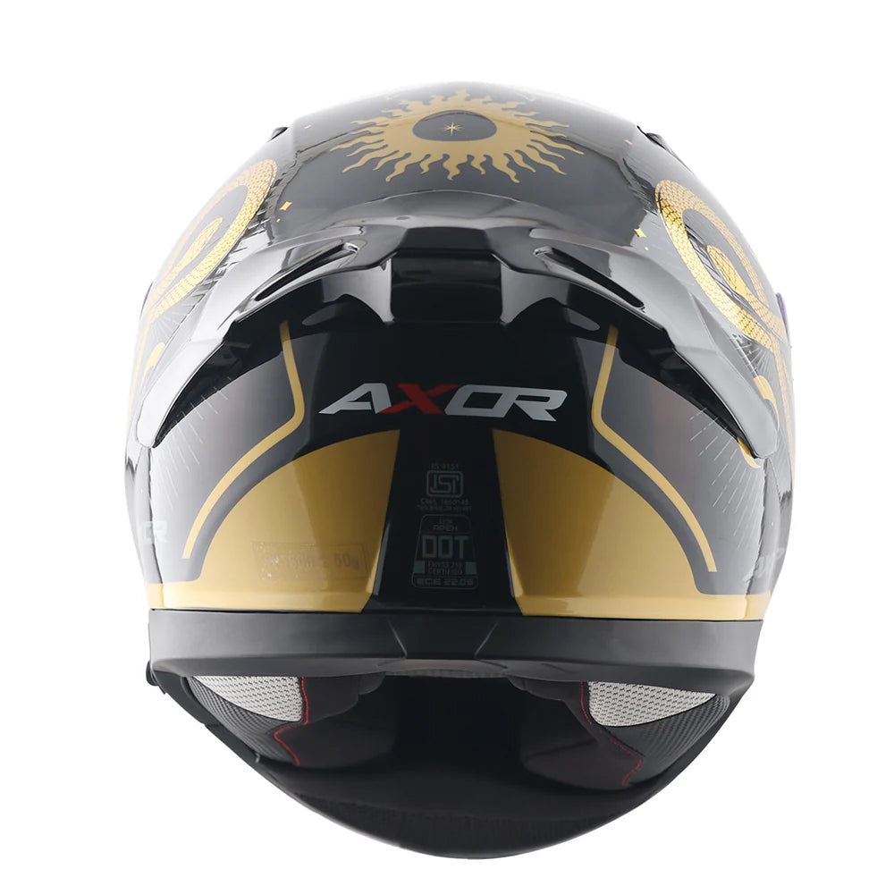 Axor Apex Infinity Helmet - BLACK GOLD