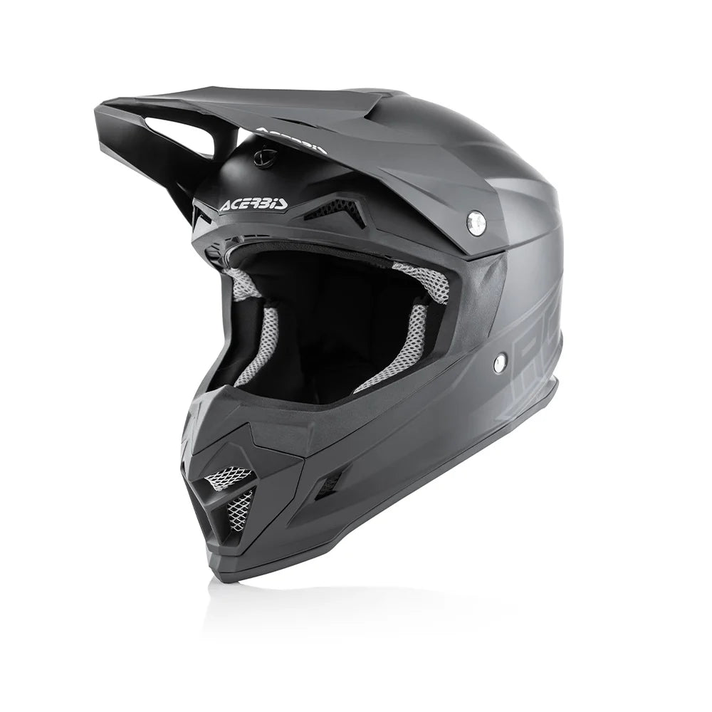 Acerbis Profile 4 Motocross Riding Helmet - Gloss Black