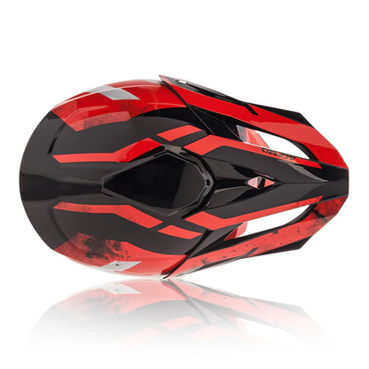 Acerbis Profile 4 Motocross Riding Helmet - White Red