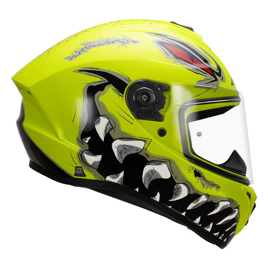 mt axxis helmets india Segment Seek Full Face Helmet | ISI & DOT Certified | Anti-Scratch Treated Visor | Lightweight Polycarbonate Shell Axxis Helmet Storm S Solid