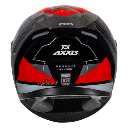 AXXIS SEGMENT SWITCH HELMET - RED