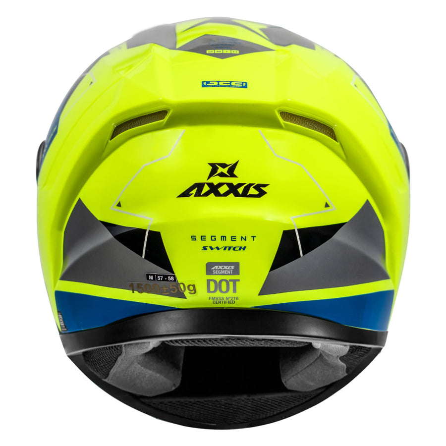 AXXIS SEGMENT SWITCH HELMET - FLUORESCENT  YELLOW