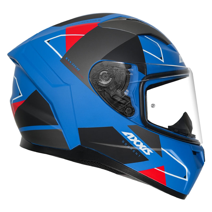 AXXIS SEGMENT SWITCH HELMET - MATT BLUE