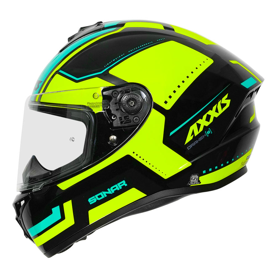 AXXIS DRAKEN S SONAR HELMET - FLUORESCENT YELLOW