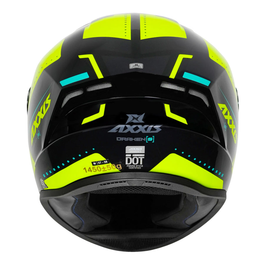 AXXIS DRAKEN S SONAR HELMET - FLUORESCENT YELLOW