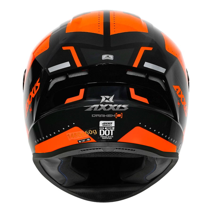 AXXIS DRAKEN S SONAR HELMET - FLUORESCENT ORANGE