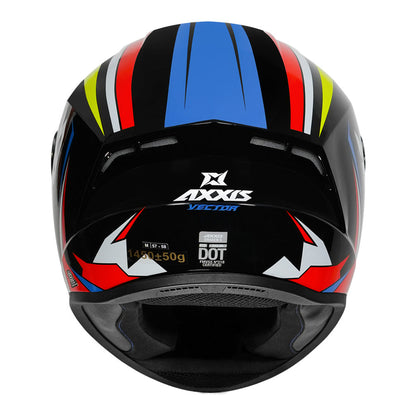 AXXIS DRAKEN S VECTOR HELMET - GLOSS FLUORESCENT YELLOW