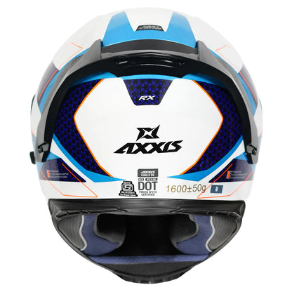 AXXIS EAGLE SV RX HELMET - WHITE/BLUE