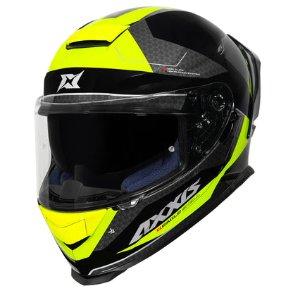 AXXIS EAGLE SV RX HELMET - FLUORESCENT YELLOW