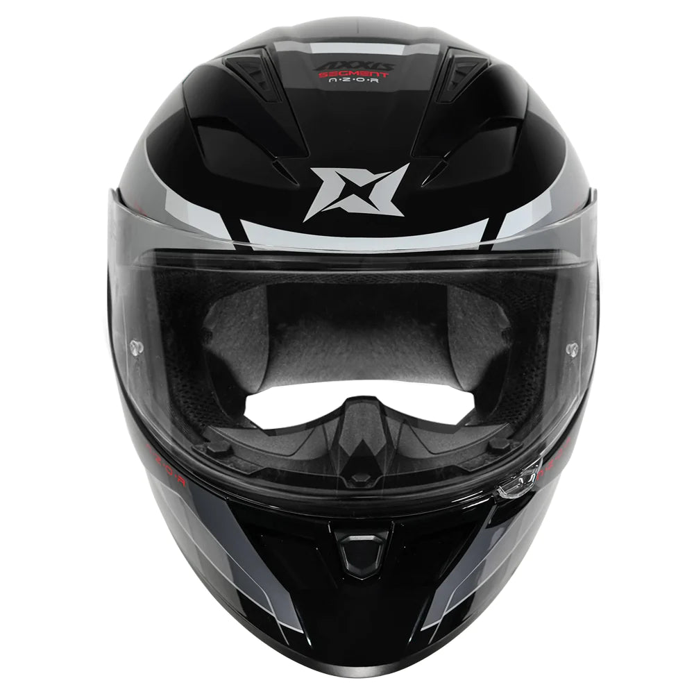 AXXIS SEGMENT AZOR HELMET - GREY – Motorizzr