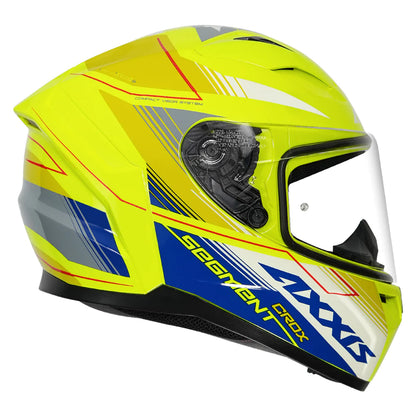 AXXIS SEGMENT CROX HELMET - GLOSSY FLUO YELLOW