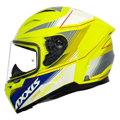 AXXIS SEGMENT CROX HELMET - GLOSSY FLUO YELLOW